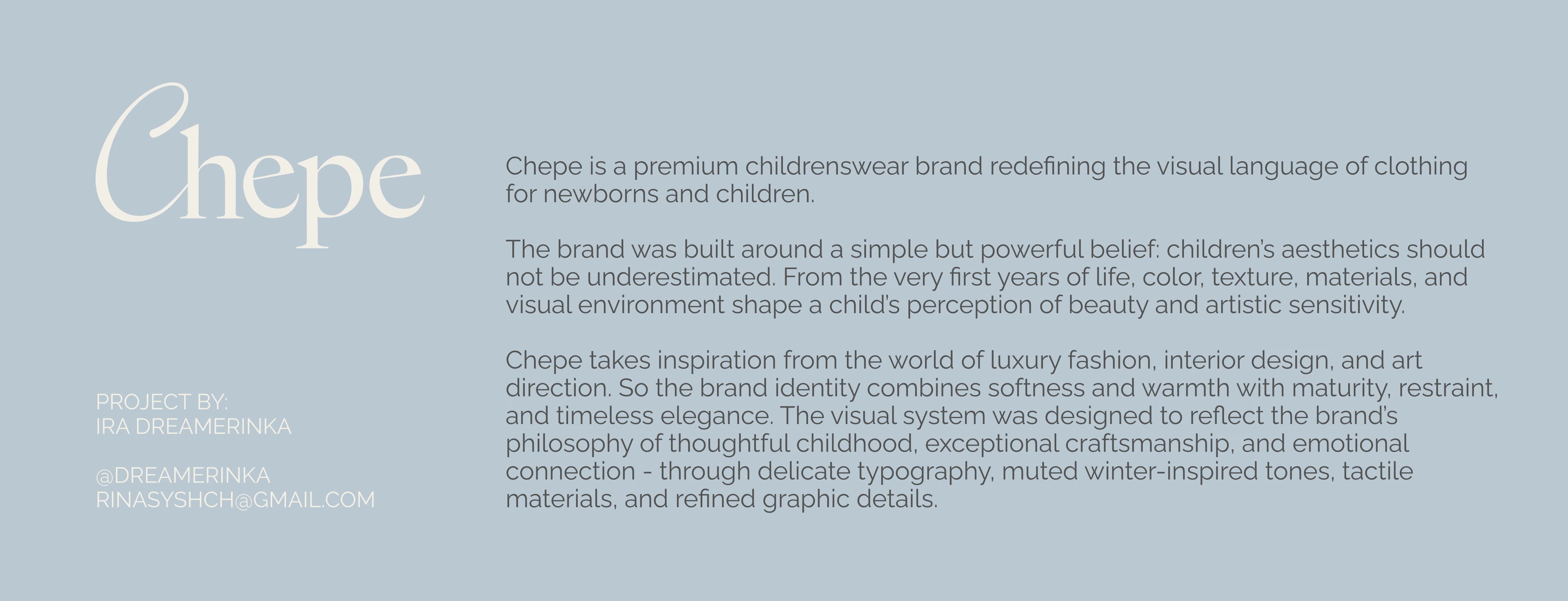 Chepe — Children's aesthetics shouldn't be underestimated